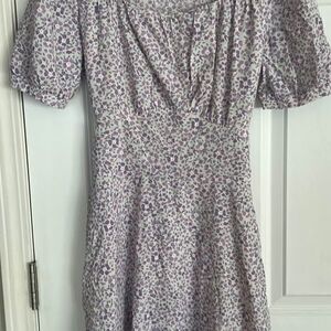 Large floral dress